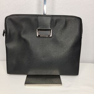 Bvlgari Black Leather Clutch‎